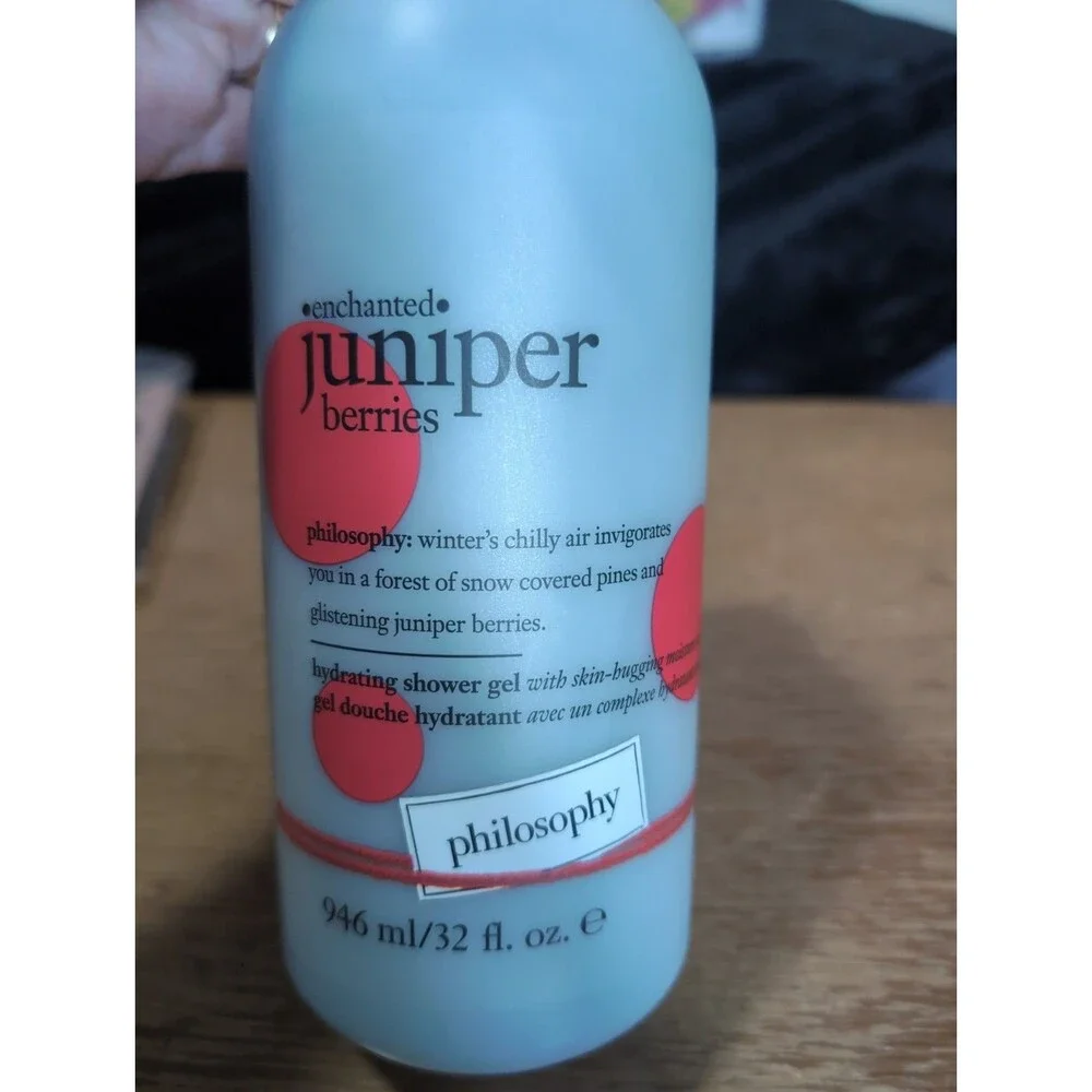 Philosophy Enchanted Juniper Berries Scent Shower Gel Shampoo &Bubble Bath 32 oz